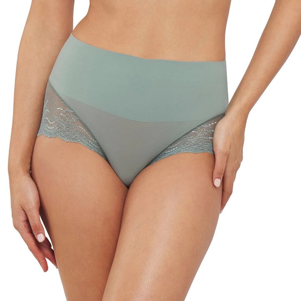 SPANX Green Seamless High-Waist Panties